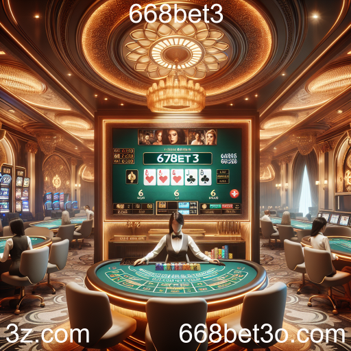 A Experiência Imersiva do Cassino ao Vivo no 668bet3